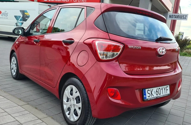 Hyundai i10 cena 24900 przebieg: 72080, rok produkcji 2014 z Katowice małe 301